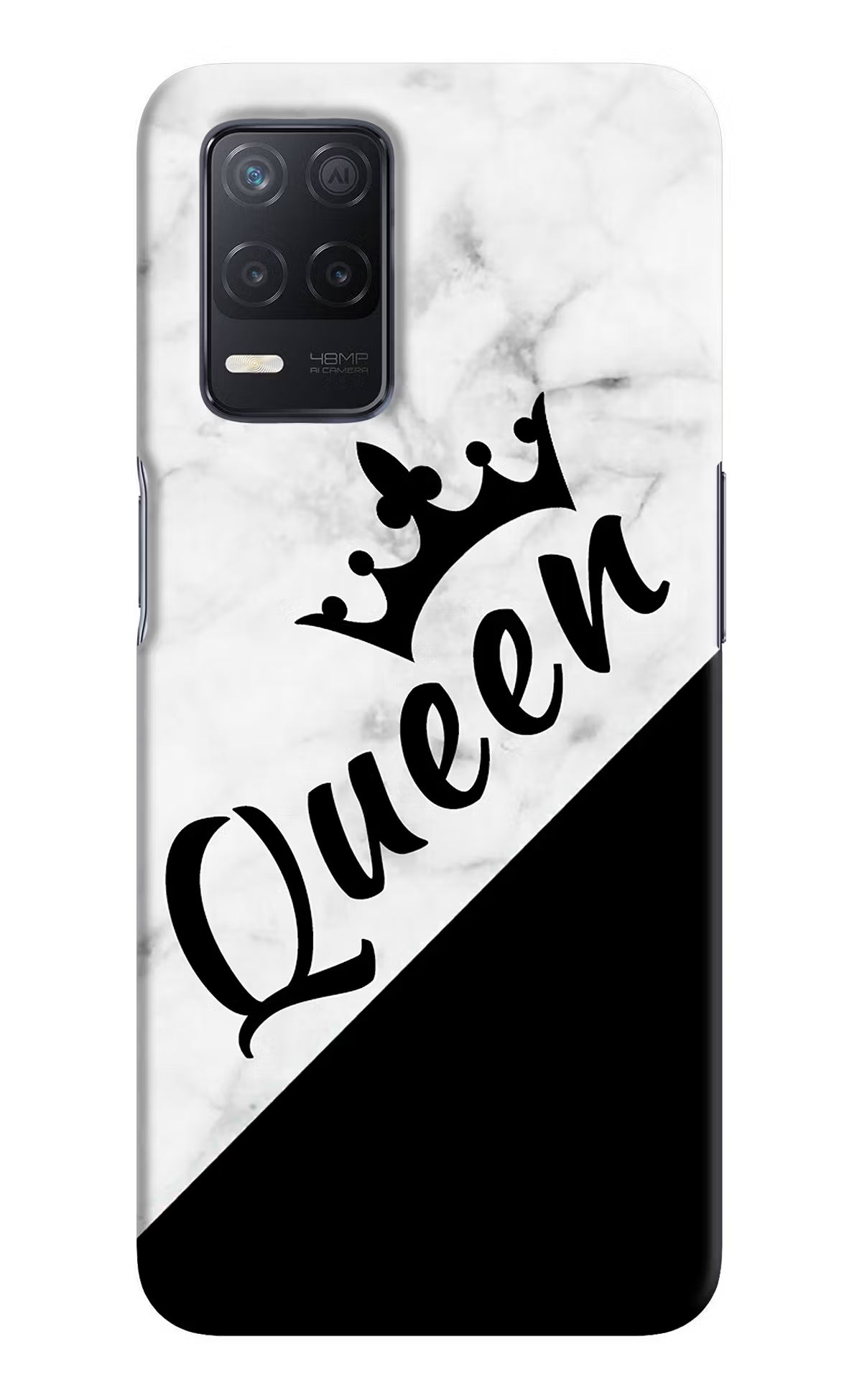 Queen Realme 8 5G/8s 5G Hard Case Back Cover by Casekaro