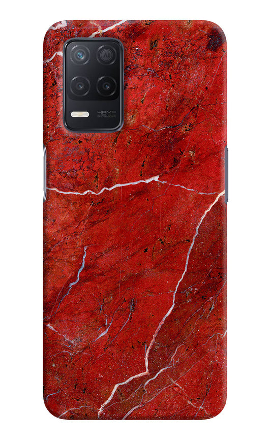 Red Marble Design Realme 8 5G/8s 5G Hard Case Back Cover by Casekaro