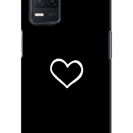 Heart Realme 8 5G/8s 5G Hard Case Back Cover by Casekaro