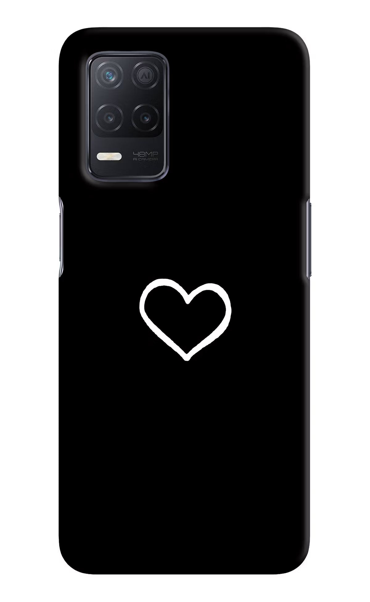 Heart Realme 8 5G/8s 5G Hard Case Back Cover by Casekaro