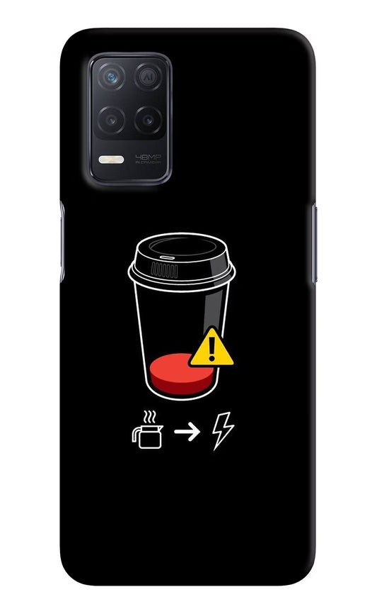 Coffee Realme 8 5G/8s 5G Hard Case Back Cover by Casekaro