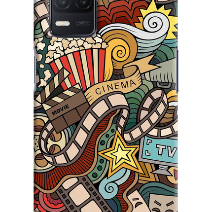 Cinema Abstract Realme 8 5G/8s 5G Hard Case Back Cover by Casekaro