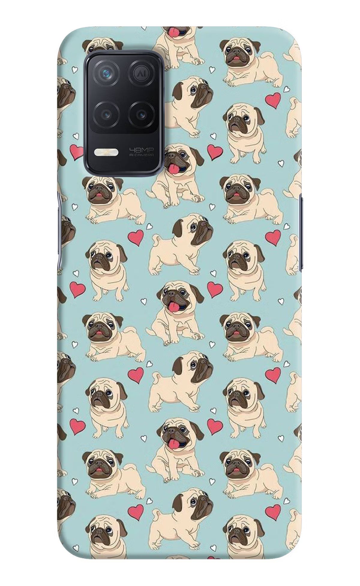 Pug Dog Realme 8 5G/8s 5G Hard Case Back Cover by Casekaro