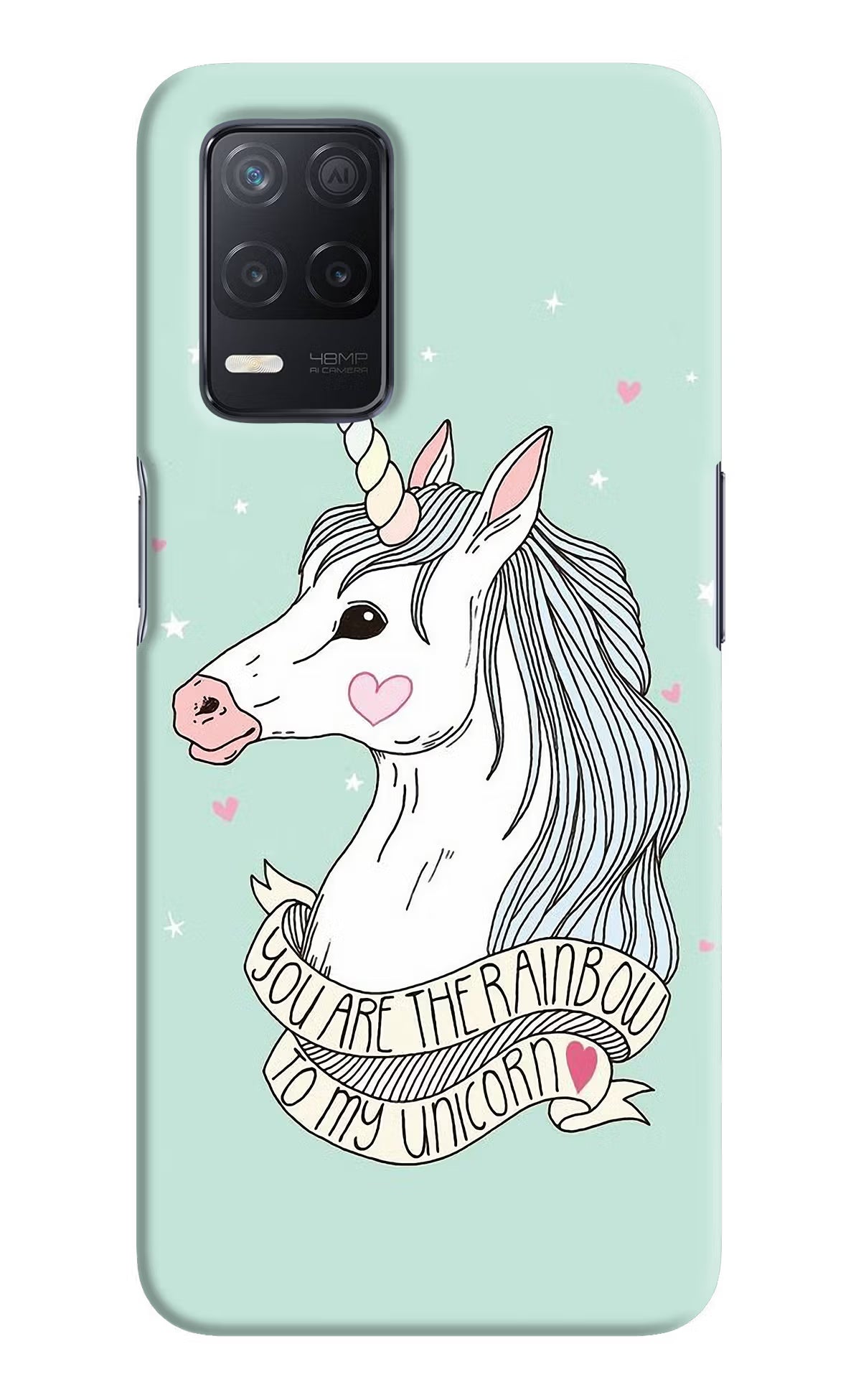 Unicorn Wallpaper Realme 8 5G/8s 5G Hard Case Back Cover by Casekaro