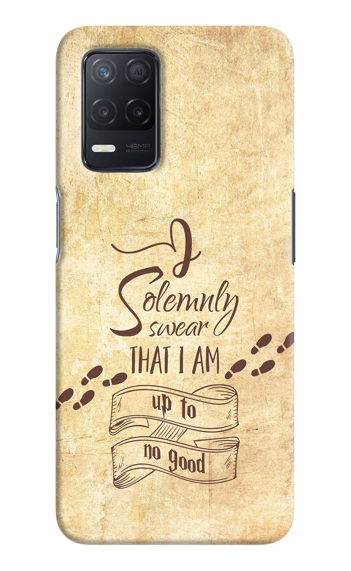I Solemnly swear that i up to no good Realme 8 5G/8s 5G Hard Case Back Cover by Casekaro