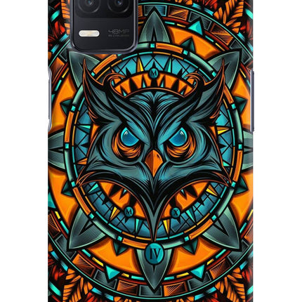 Angry Owl Art Realme 8 5G/8s 5G Hard Case Back Cover by Casekaro