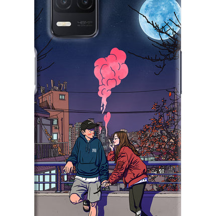 Chilling Couple Realme 8 5G/8s 5G Hard Case Back Cover by Casekaro