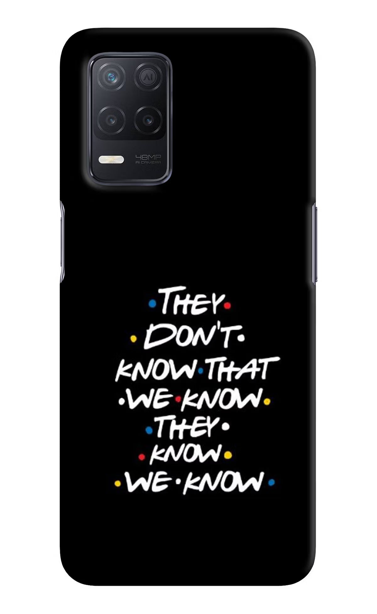 FRIENDS Dialogue Realme 8 5G/8s 5G Hard Case Back Cover by Casekaro
