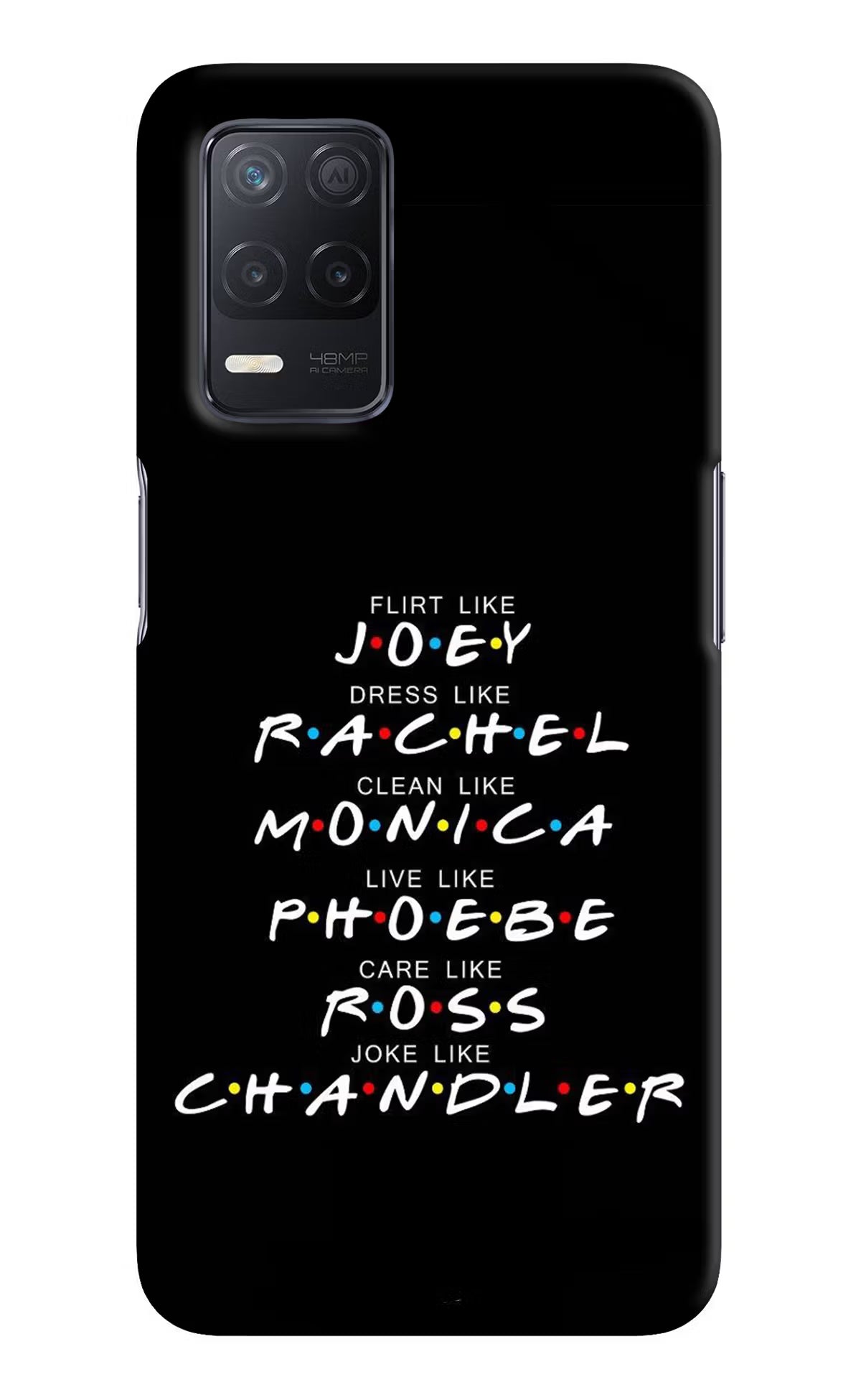 FRIENDS Character Realme 8 5G/8s 5G Hard Case Back Cover by Casekaro