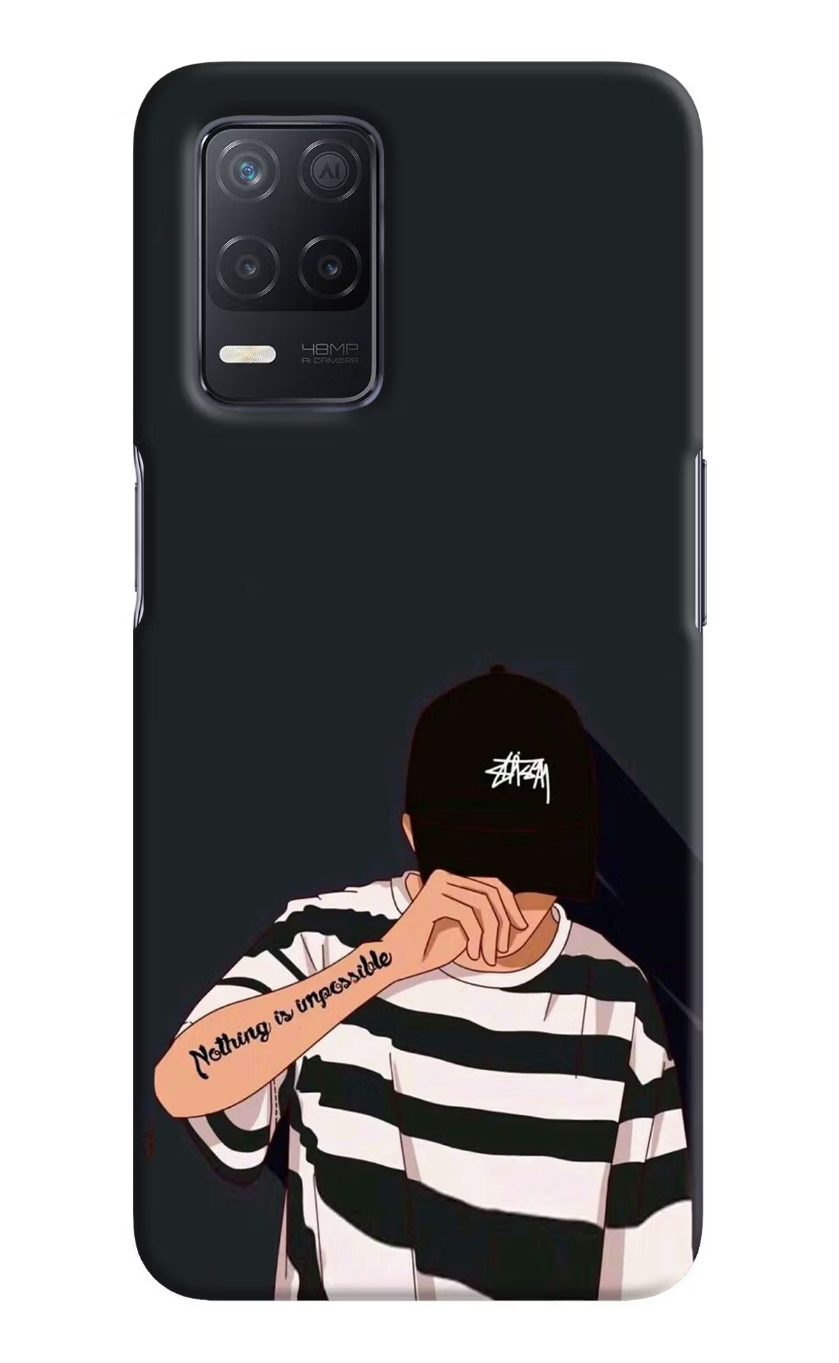 Aesthetic Boy Realme 8 5G/8s 5G Hard Case Back Cover by Casekaro
