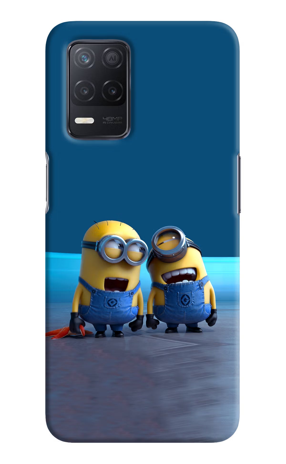 Minion Laughing Realme 8 5G/8s 5G Hard Case Back Cover by Casekaro