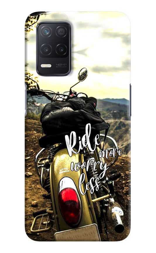 Ride More Worry Less Realme 8 5G/8s 5G Hard Case Back Cover by Casekaro