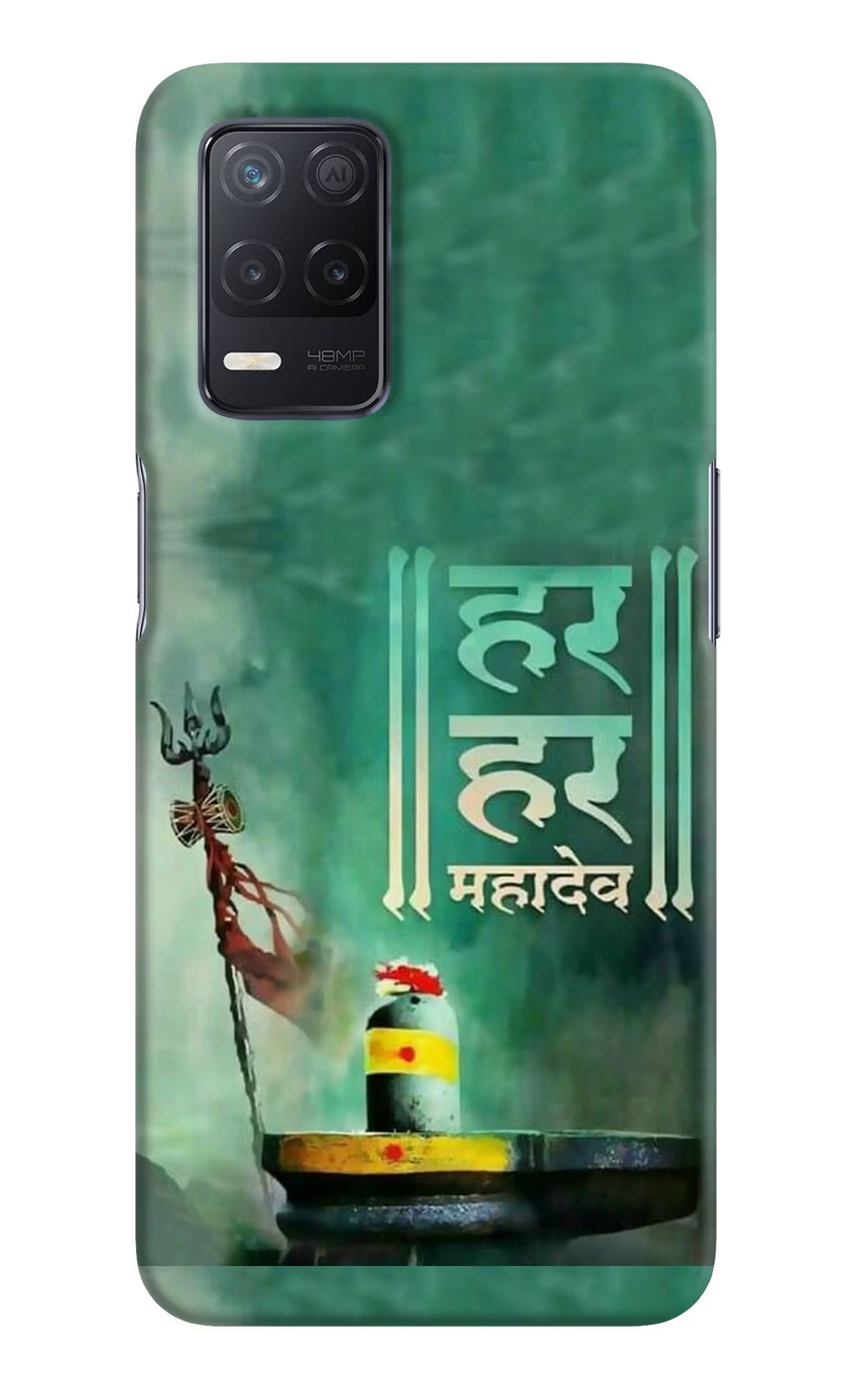 Har Har Mahadev Shivling Realme 8 5G/8s 5G Hard Case Back Cover by Casekaro
