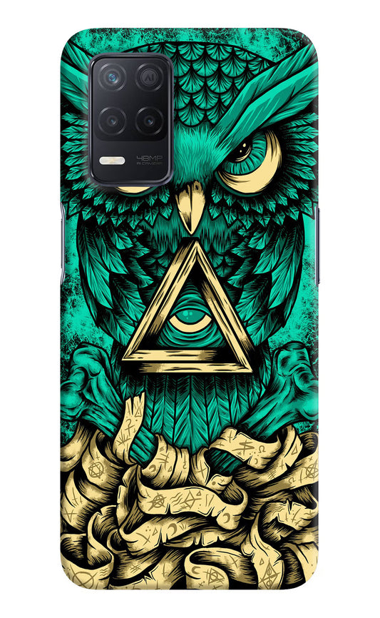 Green Owl Realme 8 5G/8s 5G Hard Case Back Cover by Casekaro