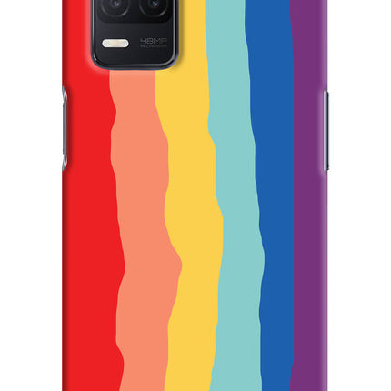 Rainbow Realme 8 5G/8s 5G Hard Case Back Cover by Casekaro