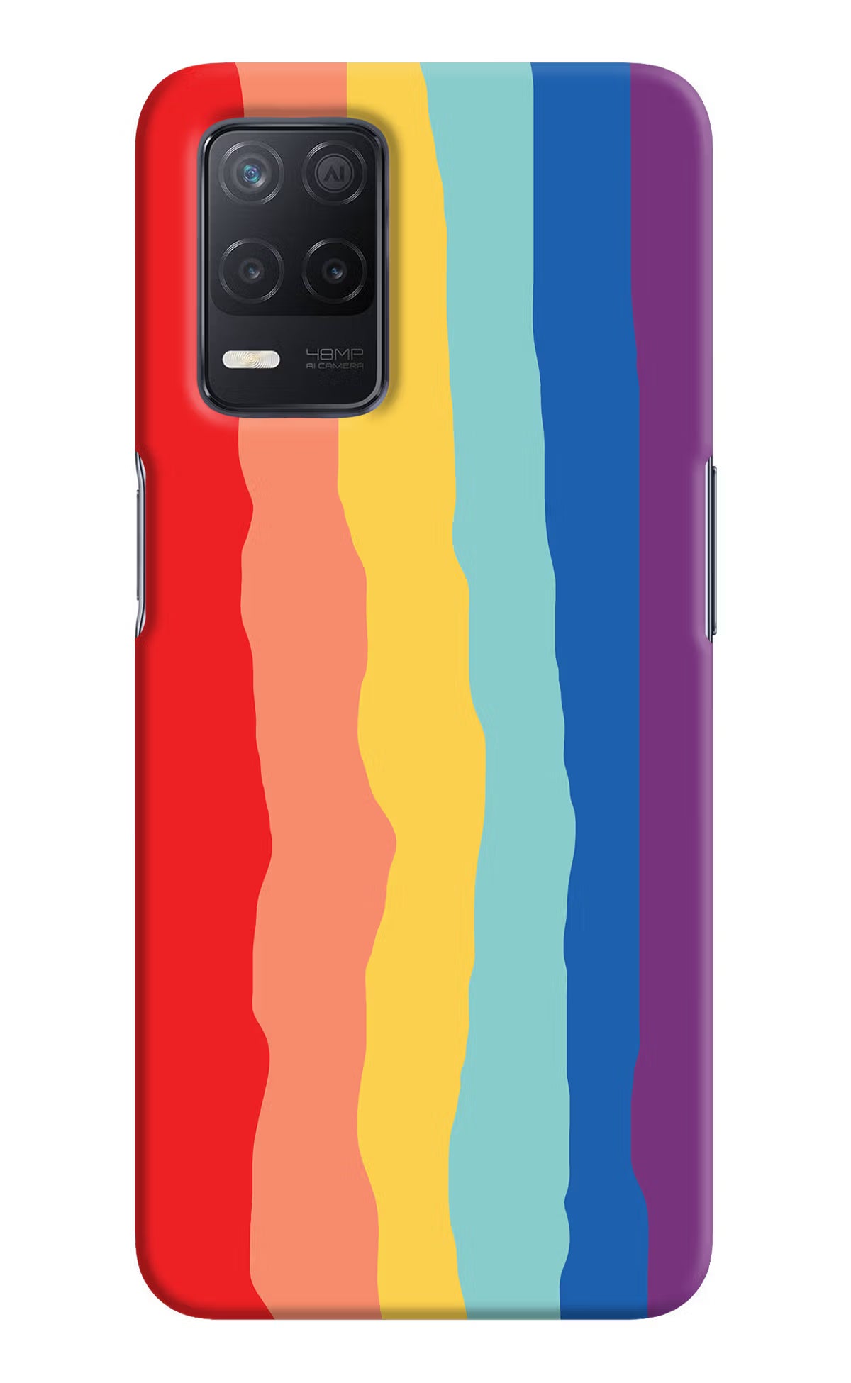 Rainbow Realme 8 5G/8s 5G Hard Case Back Cover by Casekaro