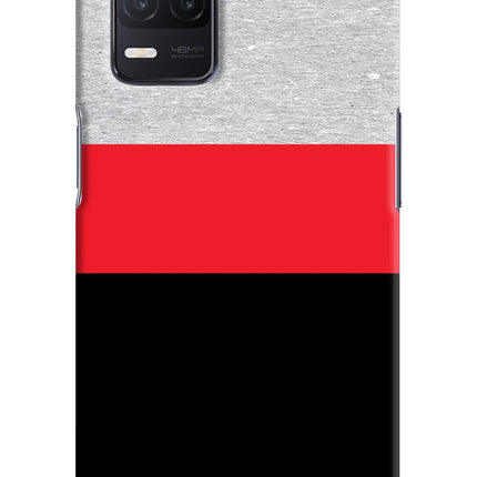 Tri Color Pattern Realme 8 5G/8s 5G Hard Case Back Cover by Casekaro