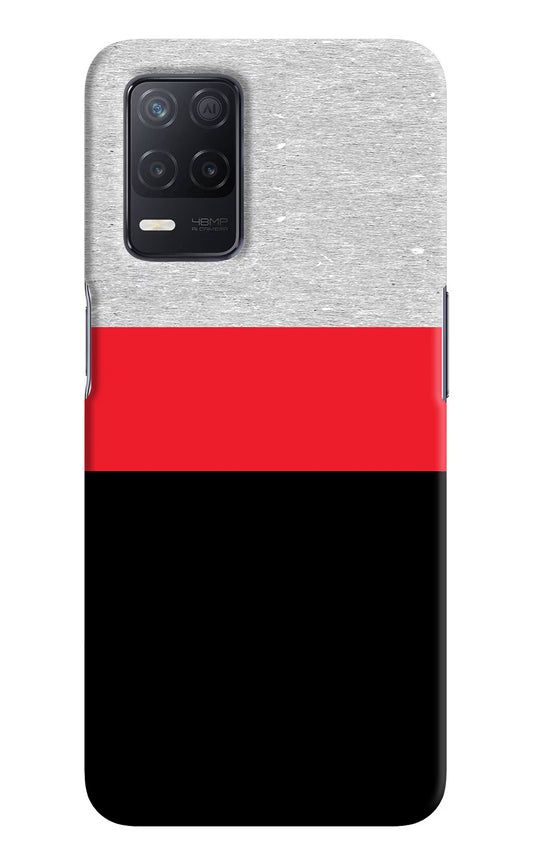 Tri Color Pattern Realme 8 5G/8s 5G Hard Case Back Cover by Casekaro