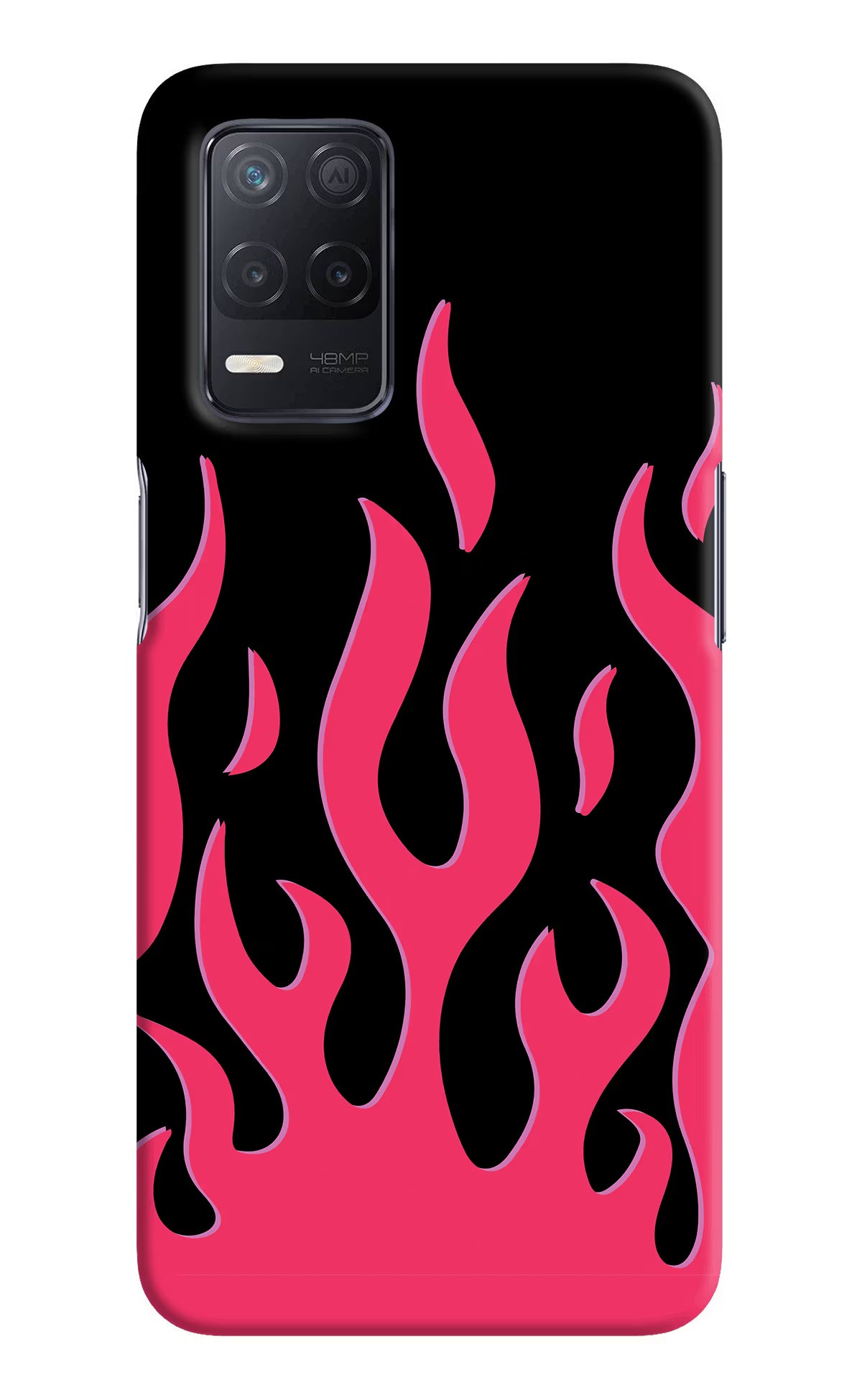 Fire Flames Realme 8 5G/8s 5G Hard Case Back Cover by Casekaro