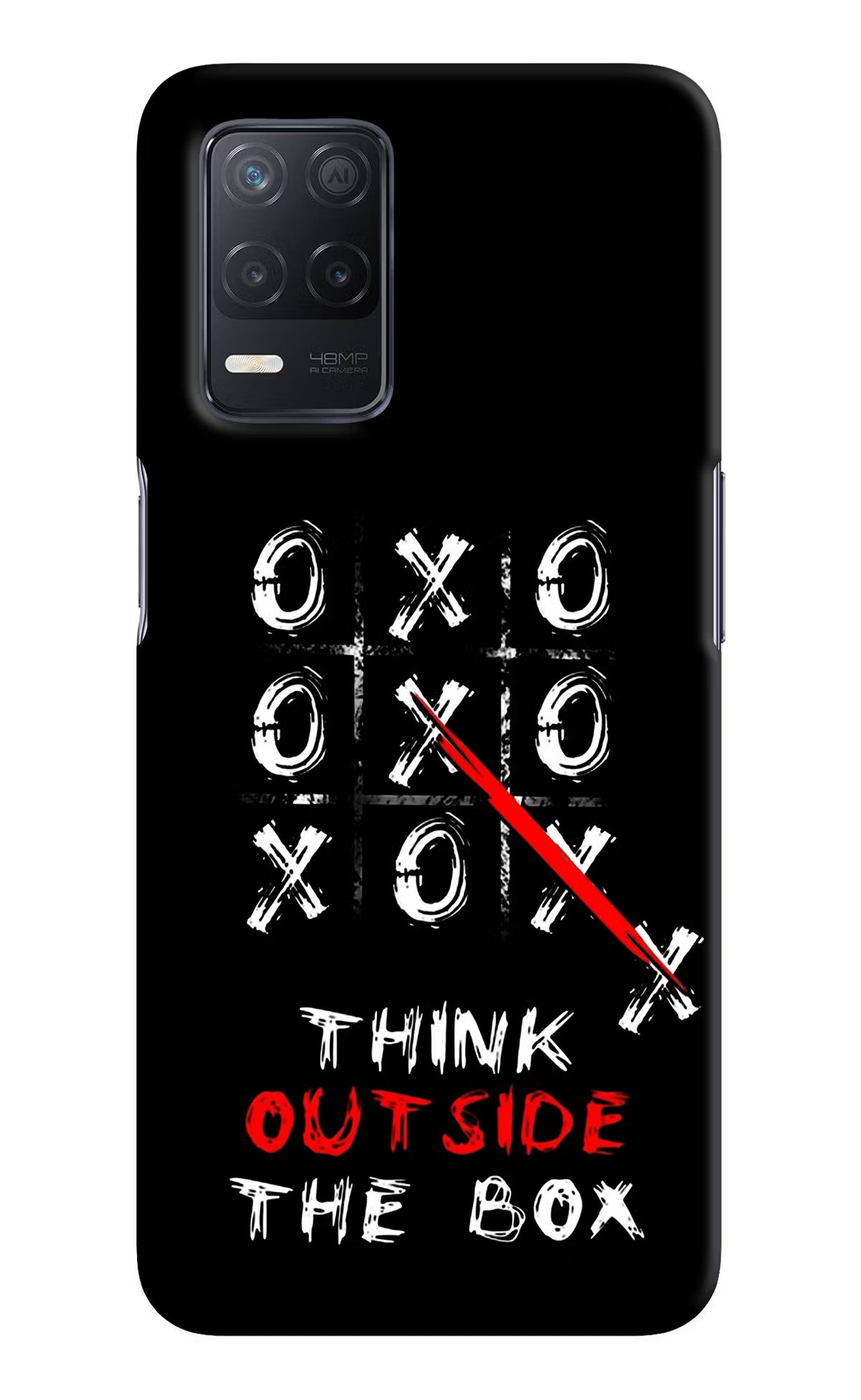 Think out of the BOX Realme 8 5G/8s 5G Hard Case Back Cover by Casekaro