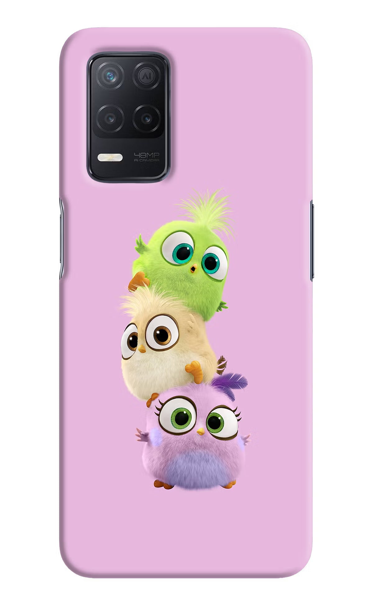 Cute Little Birds Realme 8 5G/8s 5G Hard Case Back Cover by Casekaro