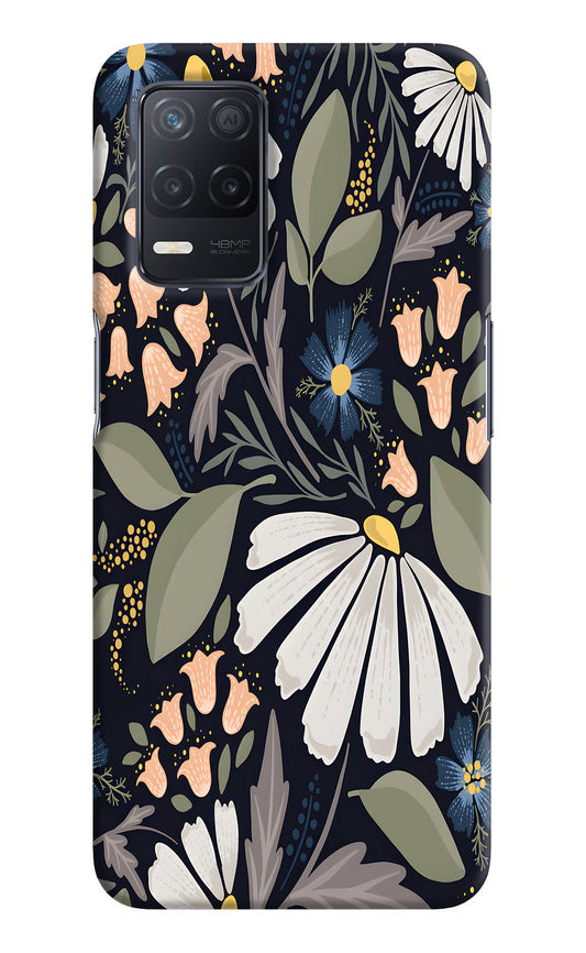 Flowers Art Realme 8 5G/8s 5G Hard Case Back Cover by Casekaro