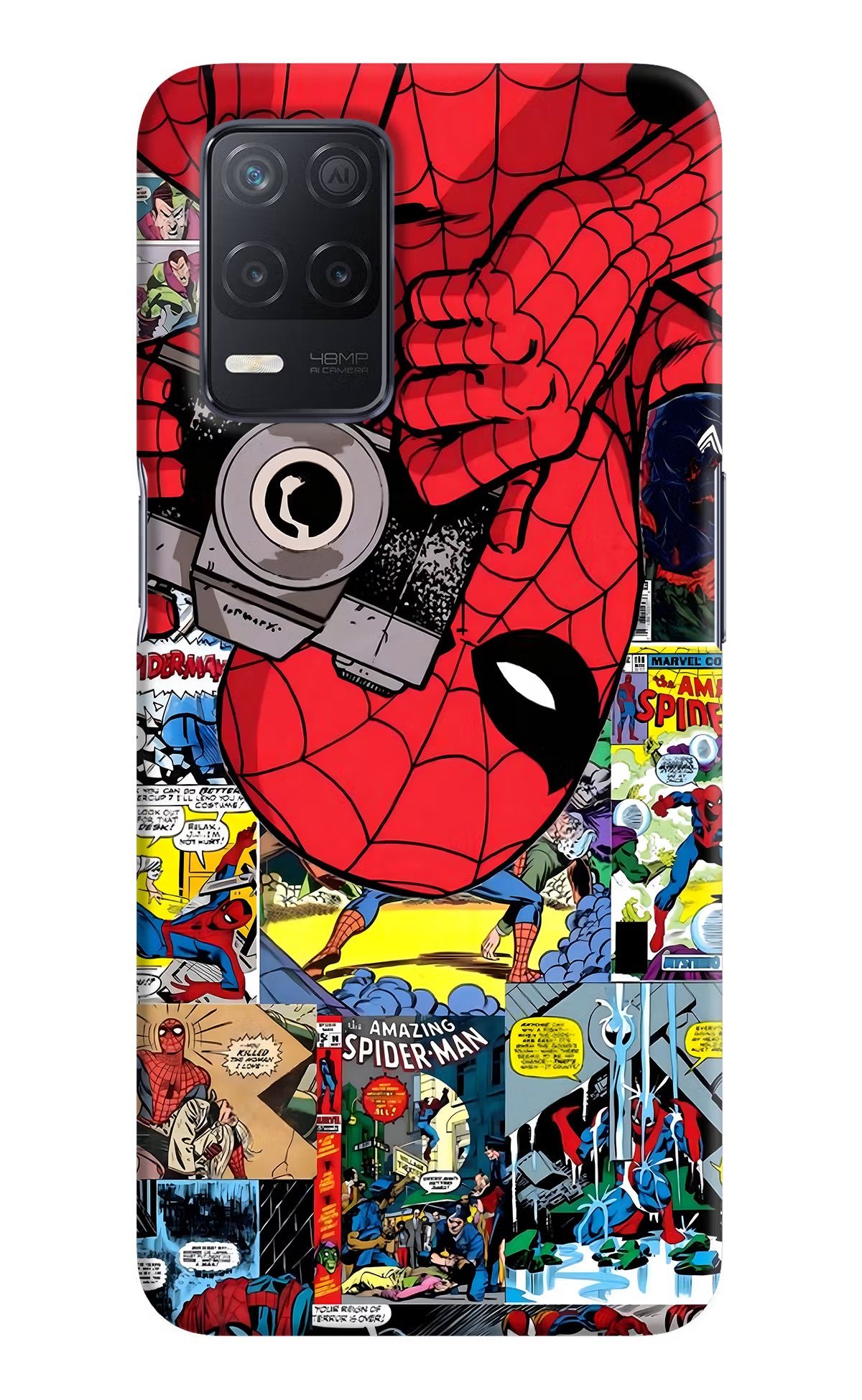 Spider Man Realme 8 5G/8s 5G Hard Case Back Cover by Casekaro