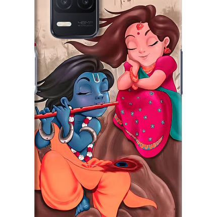 Radhe Krishna Realme 8 5G/8s 5G Hard Case Back Cover by Casekaro