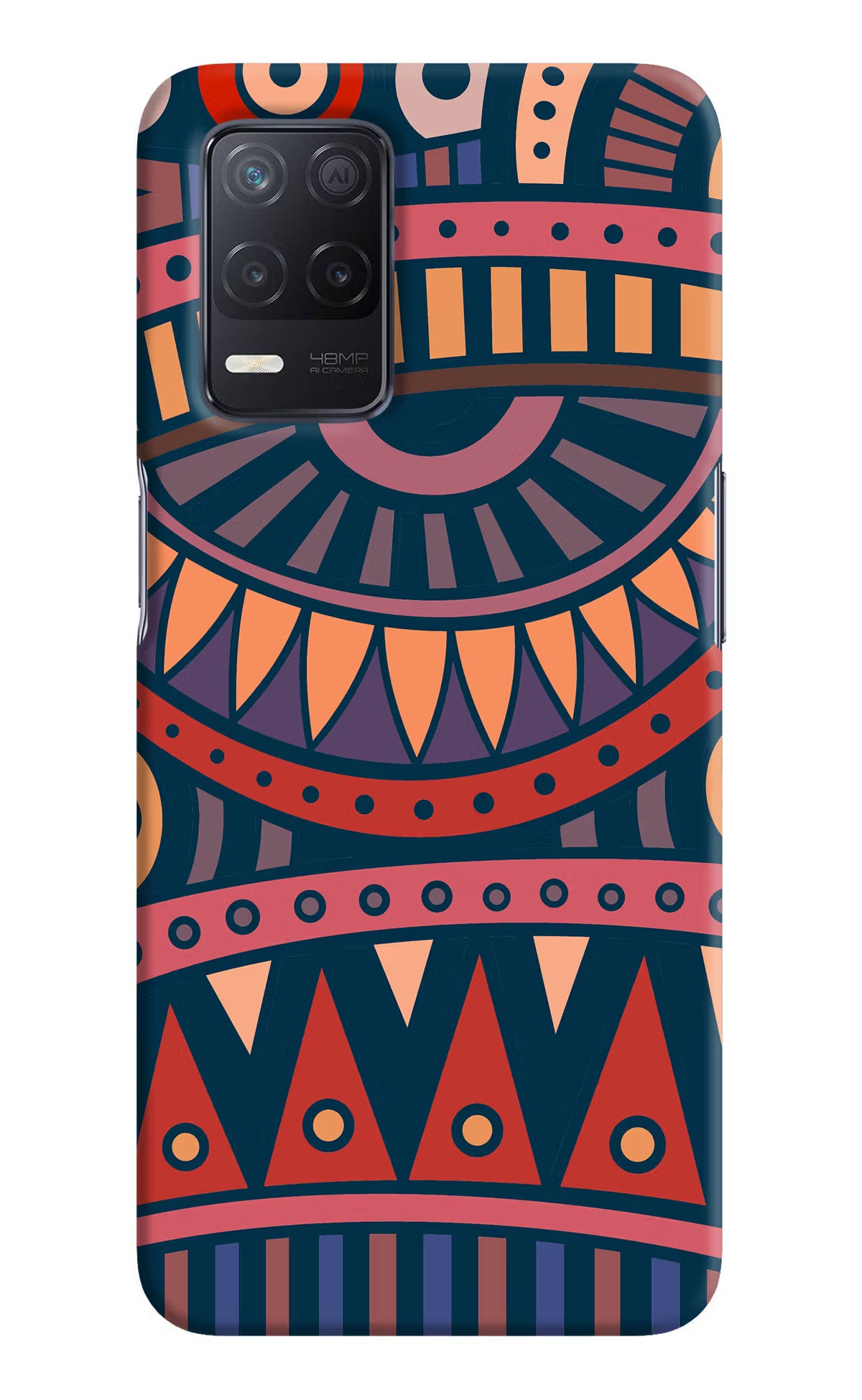 African Culture Design Realme 8 5G/8s 5G Hard Case Back Cover by Casekaro