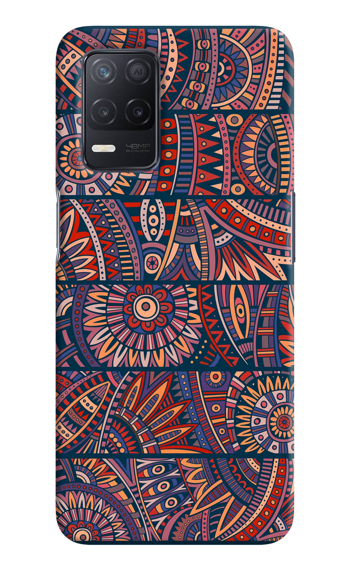 African Culture Design Realme 8 5G/8s 5G Hard Case Back Cover by Casekaro