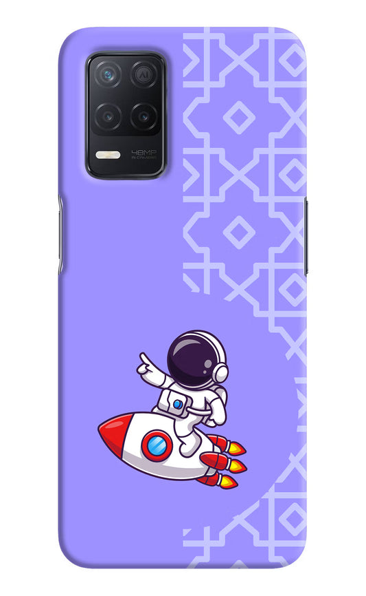 Cute Astronaut Realme 8 5G/8s 5G Hard Case Back Cover by Casekaro