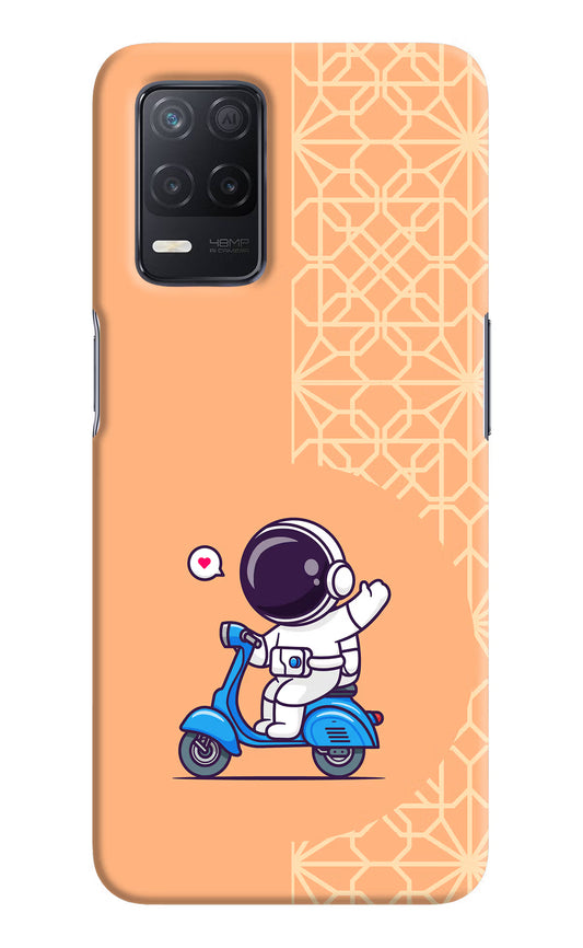 Cute Astronaut Riding Realme 8 5G/8s 5G Hard Case Back Cover by Casekaro