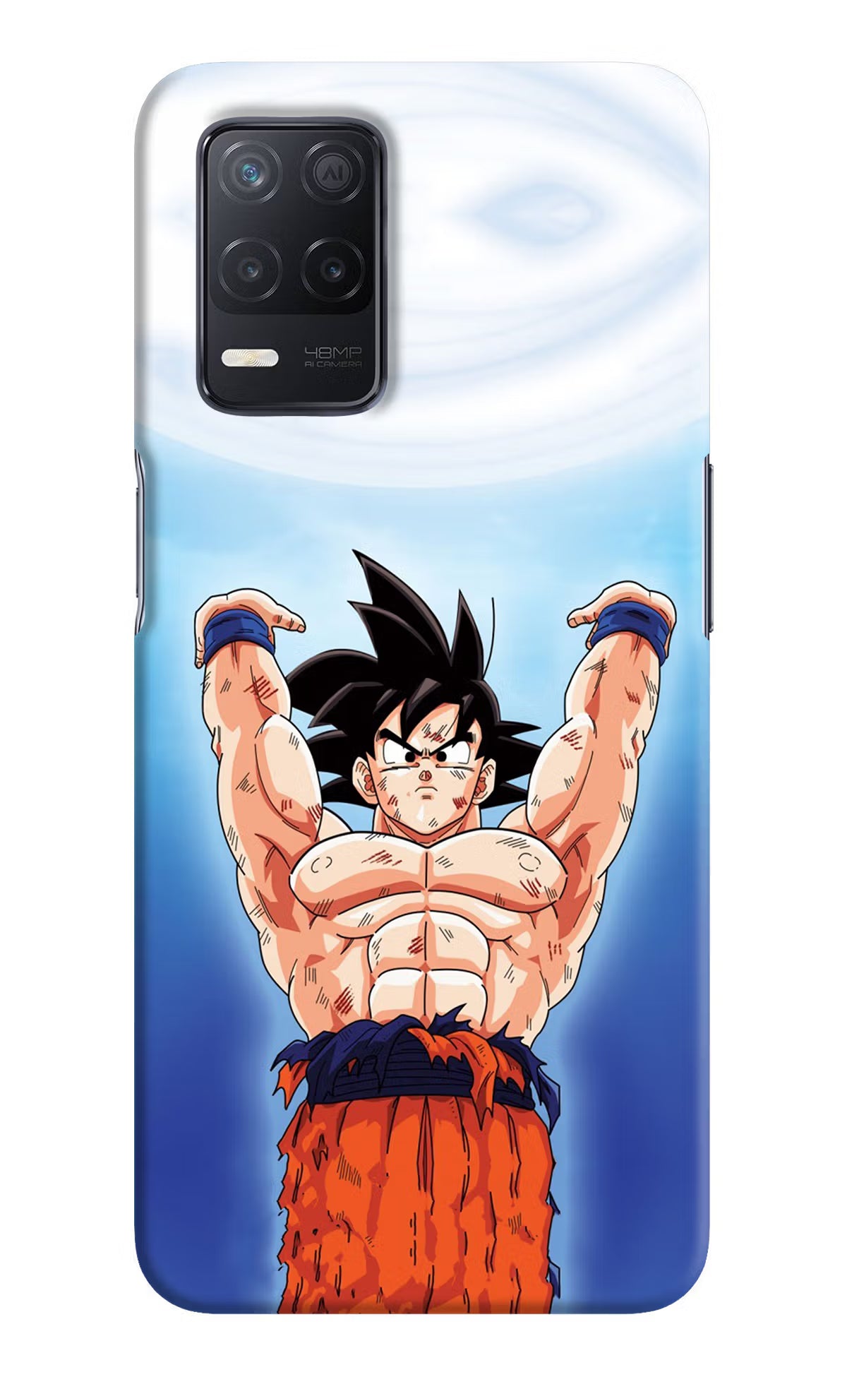 Goku Power Realme 8 5G/8s 5G Hard Case Back Cover by Casekaro