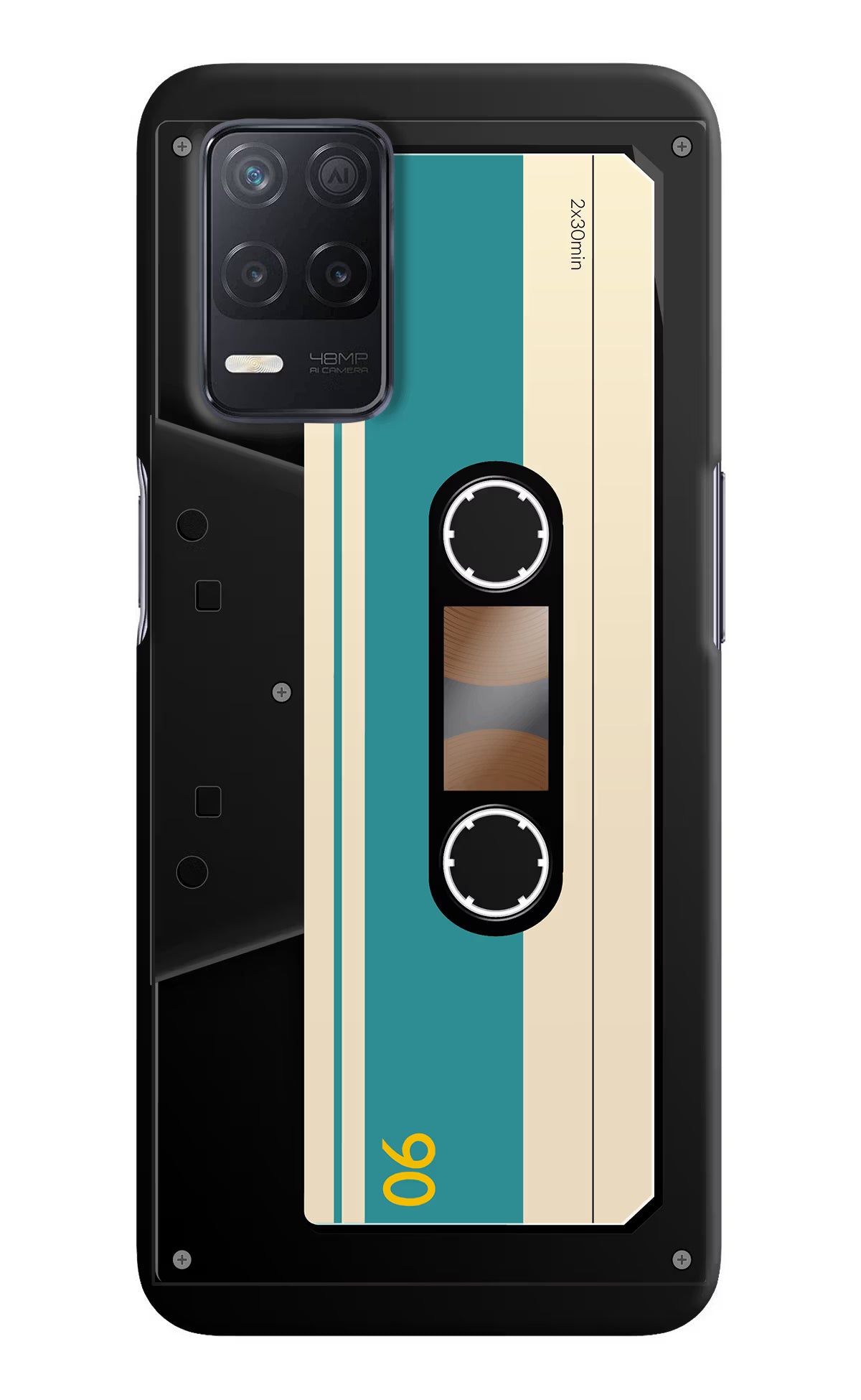 Cassette Realme 8 5G/8s 5G Hard Case Back Cover by Casekaro