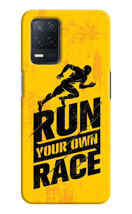 Run Your Own Race Realme 8 5G/8s 5G Hard Case Back Cover by Casekaro