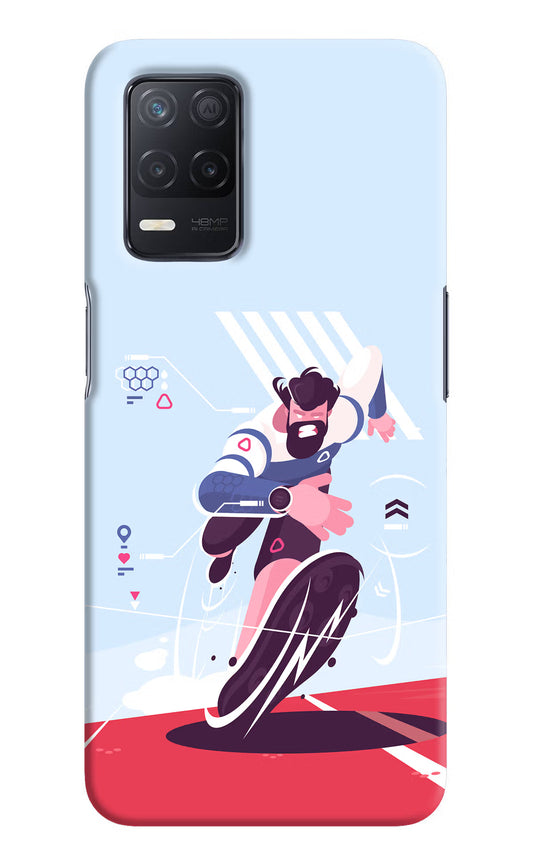 Run Pro Realme 8 5G/8s 5G Hard Case Back Cover by Casekaro