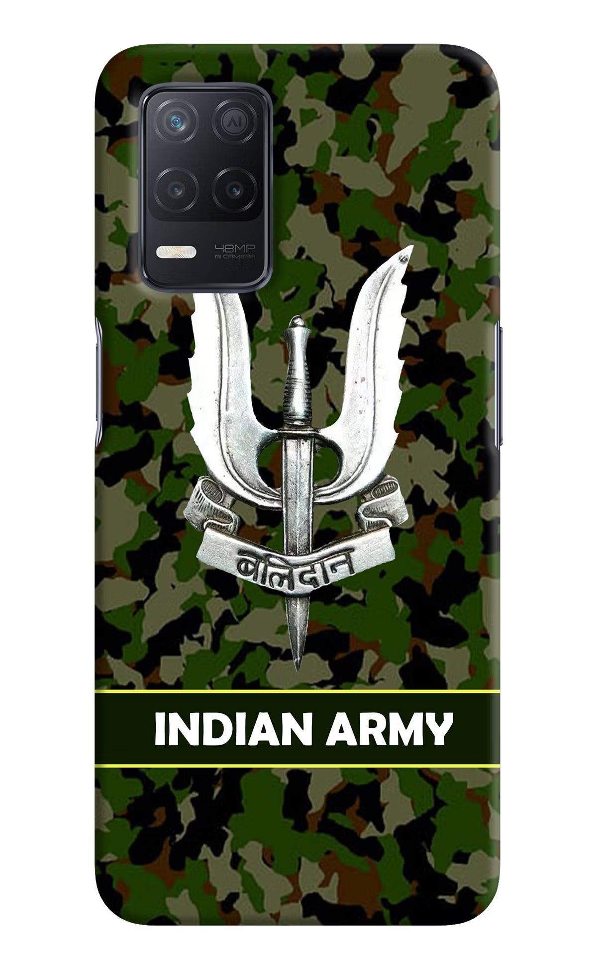 Balidan Indian Logo Realme 8 5G/8s 5G Hard Case Back Cover by Casekaro