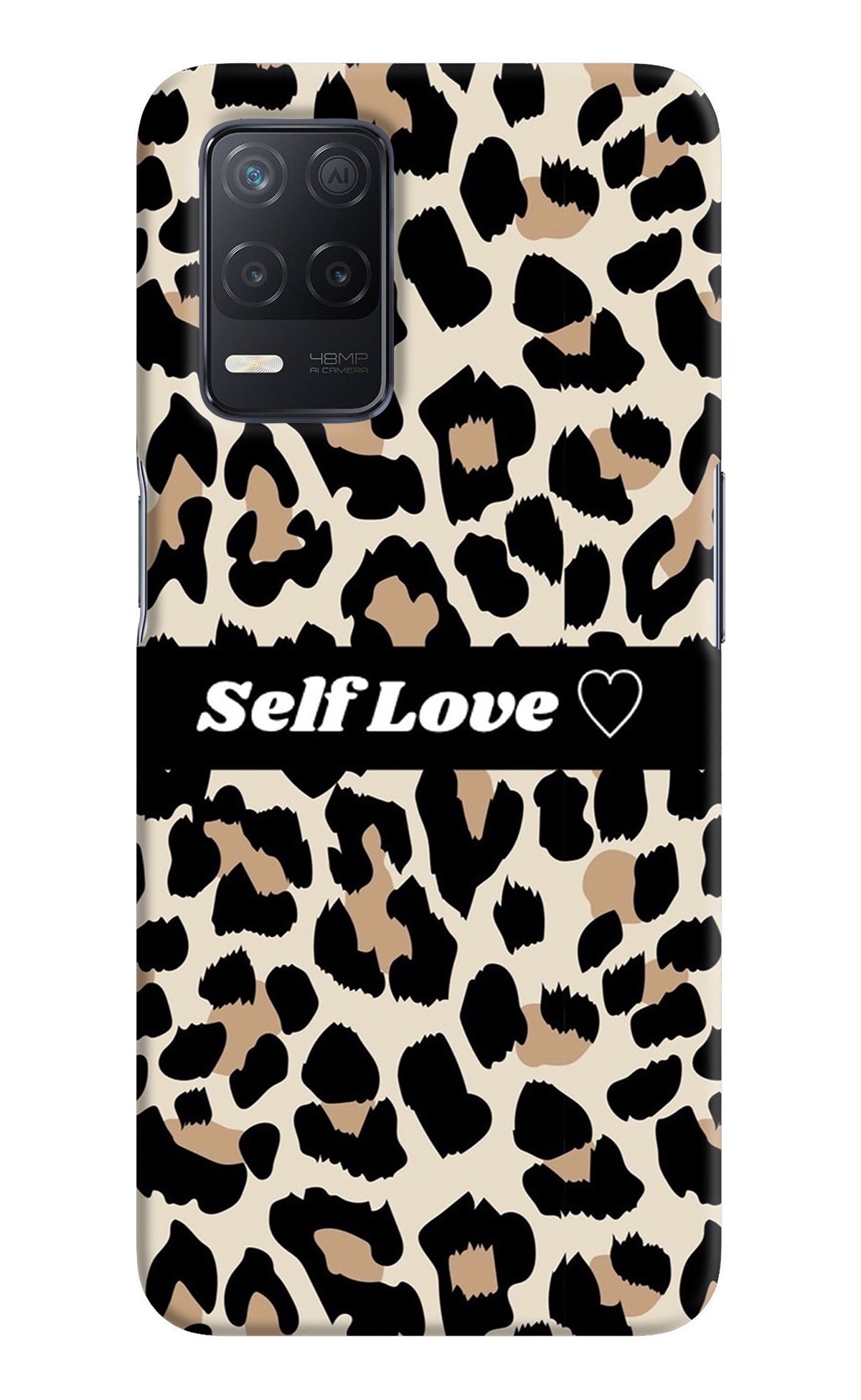 Leopard Print Self Love Realme 8 5G/8s 5G Back Cover