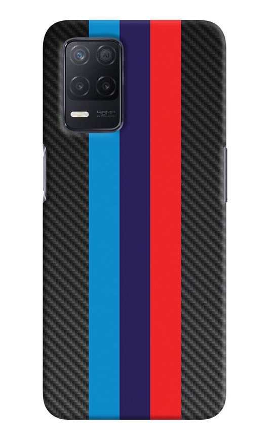 BMW Stripes Pattern Realme 8 5G/8s 5G Hard Case Back Cover by Casekaro