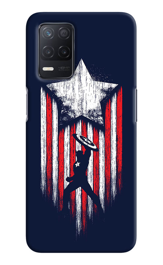Captain America Marvel Art Realme 8 5G/8s 5G Hard Case Back Cover by Casekaro