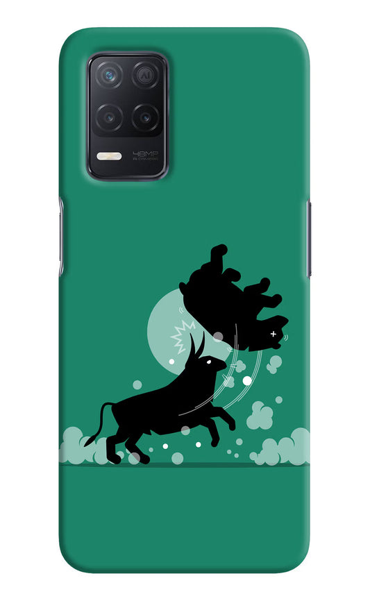 Bull Conqueror Realme 8 5G/8s 5G Hard Case Back Cover by Casekaro