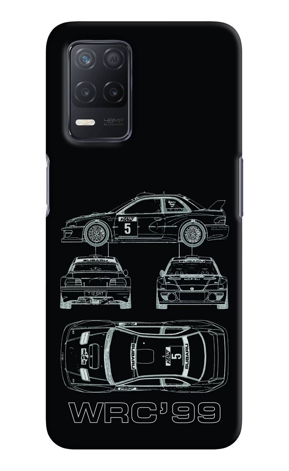 WRC'99 Realme 8 5G/8s 5G Hard Case Back Cover by Casekaro
