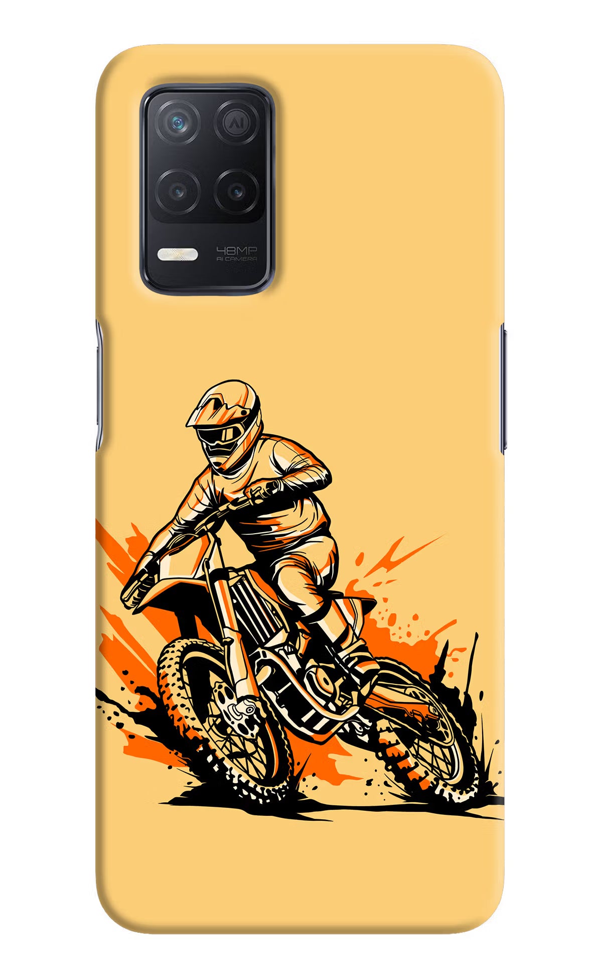 Off-Road Fury Realme 8 5G/8s 5G Hard Case Back Cover by Casekaro