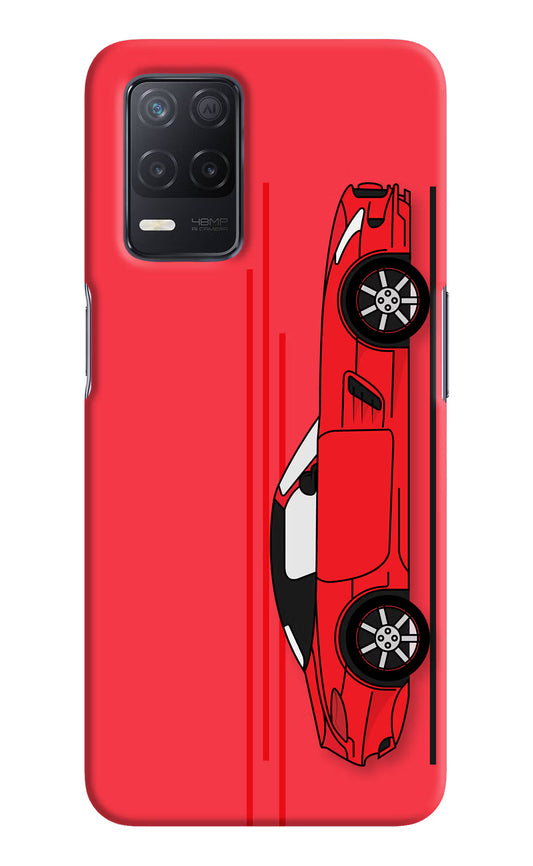 Red Velocity Realme 8 5G/8s 5G Hard Case Back Cover by Casekaro
