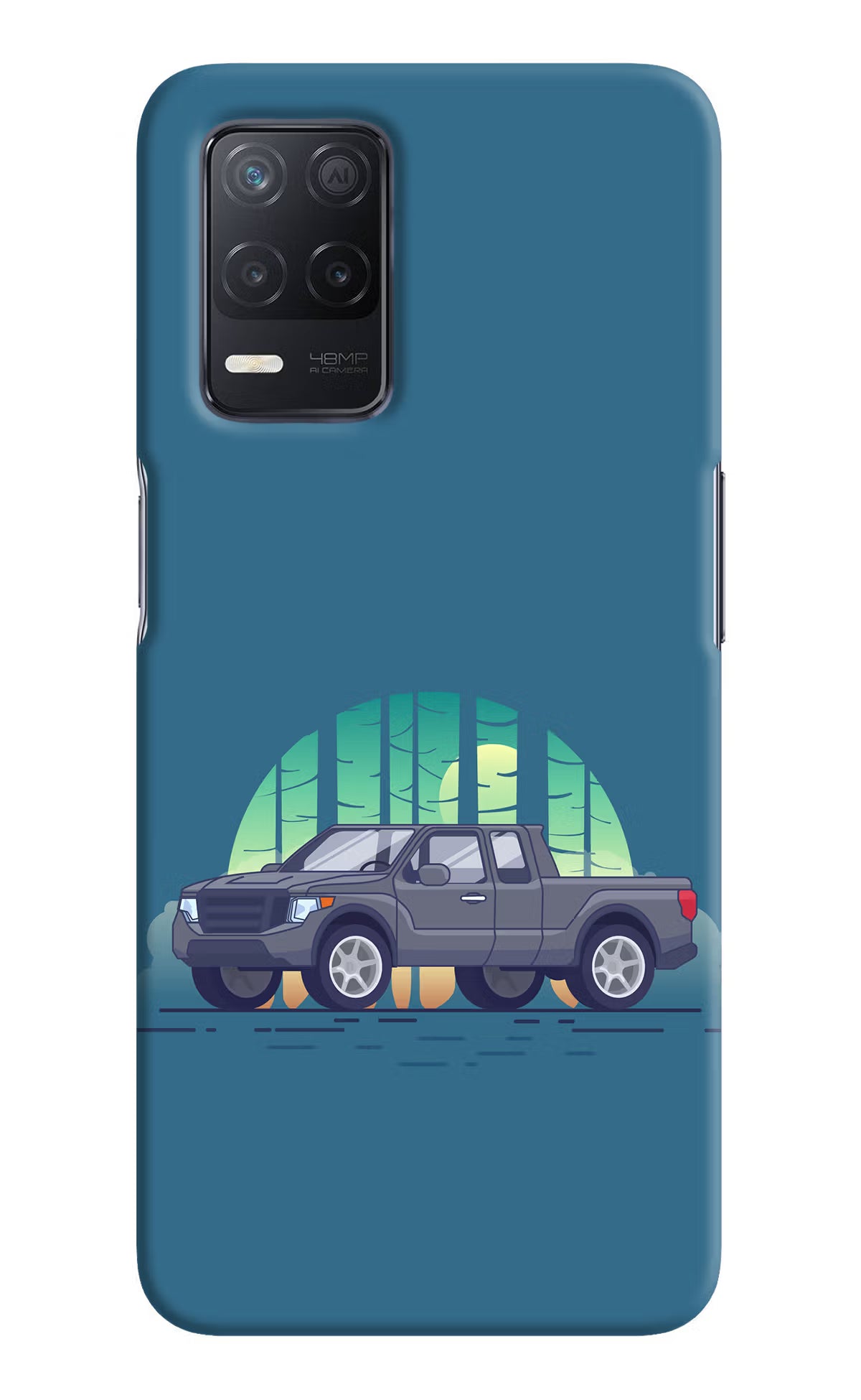Retro Garage Vibe Realme 8 5G/8s 5G Hard Case Back Cover by Casekaro