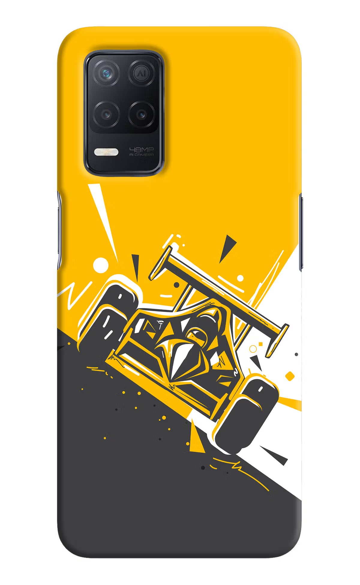 Track King Realme 8 5G/8s 5G Hard Case Back Cover by Casekaro