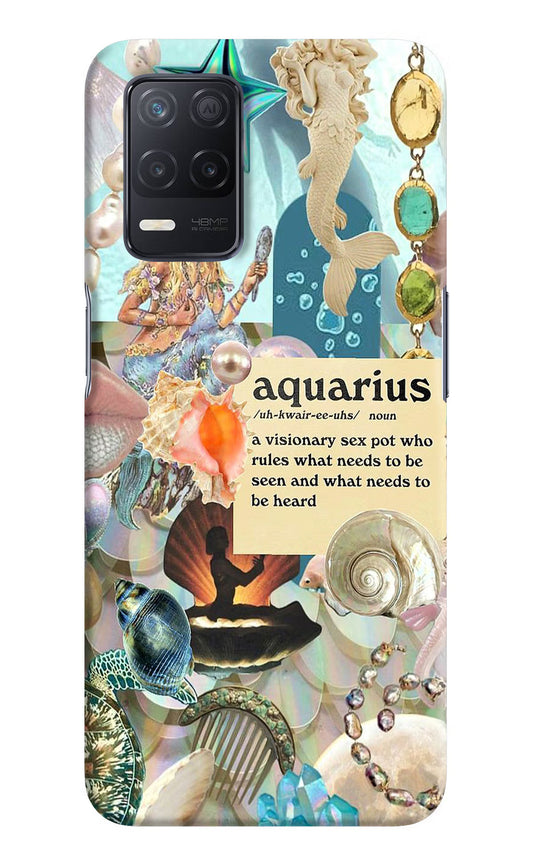 Aquarius Zodiac Realme 8 5G/8s 5G Hard Case Back Cover by Casekaro