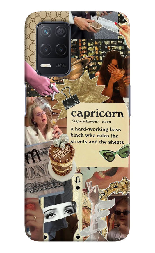 Capricorn Zodiac Realme 8 5G/8s 5G Hard Case Back Cover by Casekaro