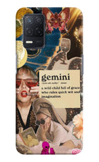 Gemini Zodiac Realme 8 5G/8s 5G Hard Case Back Cover by Casekaro