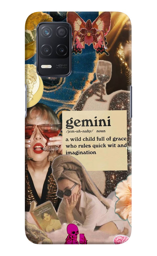 Gemini Zodiac Realme 8 5G/8s 5G Hard Case Back Cover by Casekaro